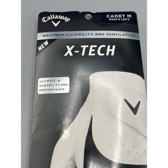 Callaway Cadet M Mens Left X-Tech Golf Glove - Picture 8 of 9